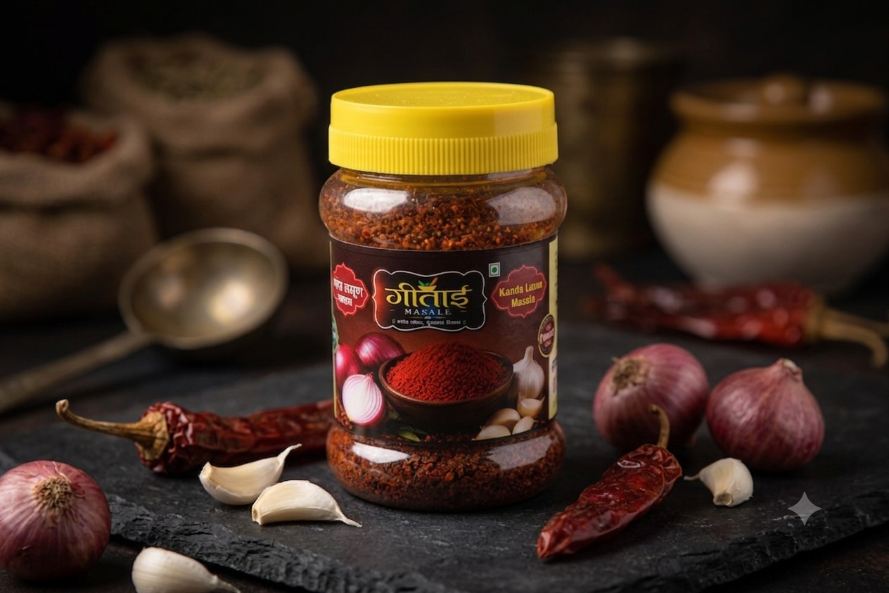 Kanda Lasun Masala packet